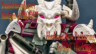 Transformers Legacy Skullgrin is PROOF that Hasbro's new packaging doesn't work!