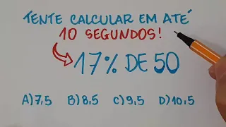 🔥 HELP MATEMÁTICA BÁSICA - Porcentagem Fácil  #202