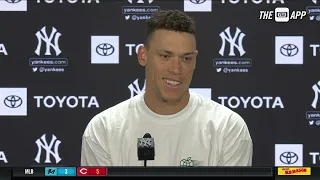 Aaron Judge discusses the Yankees' win