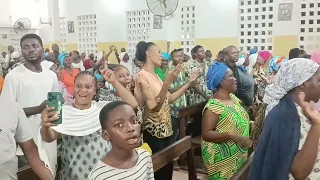 veille de prière renouveau catholique du Congo Brazzaville