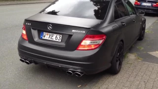 Mercedes c63 AMG PURE SOUND "cold start"