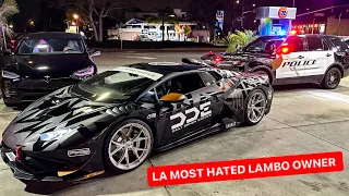 BEVERLY HILLS POLICE MOST HATED LAMBORGHINI OWNER RETURNS!