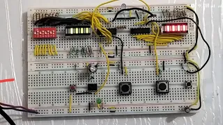 74HC165 and 74HC595  basics of serial data transmission