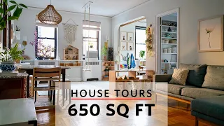 House Tours: A Family of Five in a 650 Sq Ft Apartment in New York City