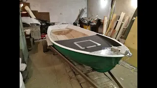 Пластиковая лодка . Ремонт и тюнинг . (4)