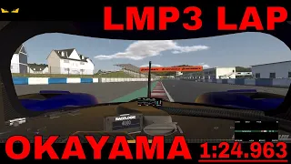 iRacing LMP3 Okayama Fast Practice Lap 1:24.963