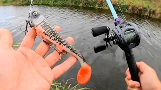 River Fishing With A Baby Muskie Lure!