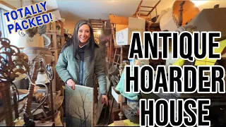 Tour An Estate Sale of a Major Antique Collector - House Hoarded - Full of Vintage Decor  #trending