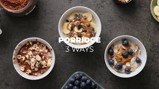 Three ways of cooking porridge | Recipe by Teka