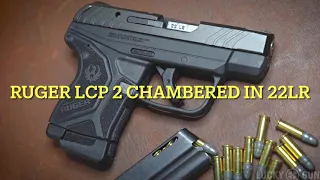 Trying out the Ruger Lcp 2 at the range for the first time | Chambered in 22 long rifle