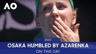 On This Day: Naomi Osaka is Humbled by Victoria Azarenka on Debut