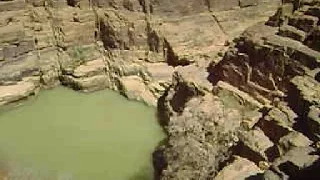 Djanet. La "Guelta" de Tikoubaouine.