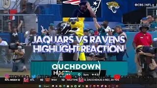 Baltimore Ravens vs. Jacksonville Jaguars HIGHLIGHT REACTION