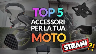 5 ACCESSORI STRANI (ma utili) per la MOTO!