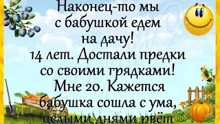 АНЕКДОТЫ! "Про Дачу...")) Юмор! Улыбаемся Друзья!))