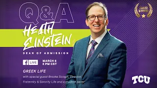 TCU Admissions Live - Greek Life