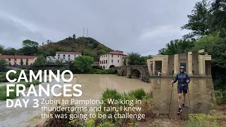 Camino Frances: Day 3: Zubiri to Pamplona #caminodesantiago #caminofrances #hikingadventures #camino