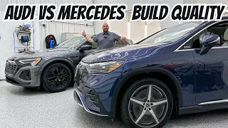 Audi vs Mercedes Build Quality! EQE SUV & Q8 E-Tron Are Less Similar Than You Think!