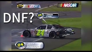 Jeff Gordon's best second place finish, ever 🏁.