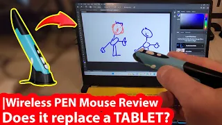 Pocket Mouse Gadget replaces Critique Tablets - Mouse Pen for Laptop PC, Android. Pen Mouse Review