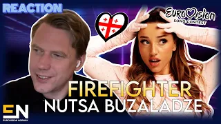 Reacting to "FIREFIGHTER" by NUTSA BUZALADZE (Georgia 2024) 🇬🇪