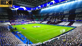 PES 2024 Ultra Realism Sound and Graphics Mods | Real Madrid vs Bayern Munich | Bernabéu 2024 UCL