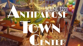 June's Journey Scene 1271 Vol 6 Ch 10 Antiparos Town Center *Full Mastered Scene* HD 1080p