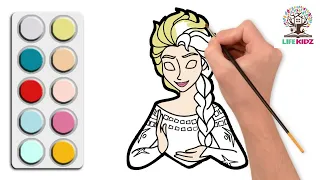 ❄ Let's Draw Elsa from Frozen: Unleash Your Artistic Powers | LifeKidz #162