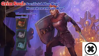 Grim Soul : Where to find Sacrificial Altar Map and Necromancers Lair Map?  #grimsoul #gaming #gamer