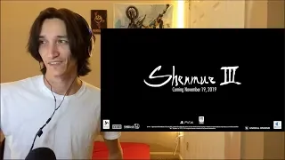 Shenmue 3 TGS 2019 Trailer Live Reaction