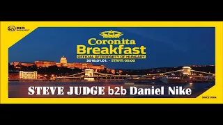 Daniel Nike B2B Steve Judge @ Coronita Breakfast @ RIO BUDAPEST ( 2018.01.01 )