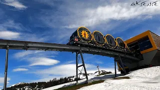 Stoosbahn - World's Steepest Funicular Train, Switzerland 🇨🇭| 5K UHD Video