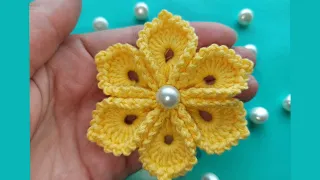 Цветок вязаный крючком/crochet flower