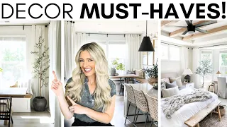 HOME DECOR MUST-HAVES || DECORATING FAVORITES || FURNITURE AND DECOR IDEAS