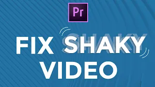 How to FIX SHAKY VIDEO with WARP STABILIZER in Premiere Pro in 2023