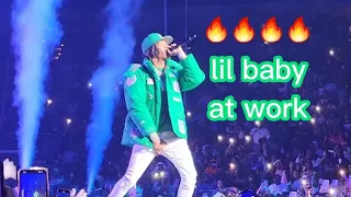 lil baby full performance front row view  wellsfargo center Philadelphia  4/3/2022