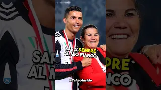 Perché Cristiano Ronaldo vive ancora con sua madre ❤️ #cristianoronaldo #calcio #shorts