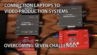 Connecting Laptops to Live Video Production Systems