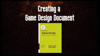 How We Created A Game Design Document