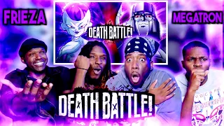 THIS WAS INSANE! Frieza Vs Megatron | DEATH BATTLE REACTION