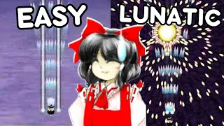 LUNATIC and Easy Mode: FIRST TIME! | TouHou: Embodiment of Scarlet Devil