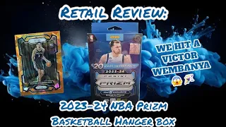 ✨️HANGER BANGERS HAVE WEMBY ! ✨️ Retail Review: 2023-24 Prizm Basketball Hanger Box