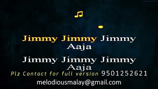 Jimmy Jimmy  Jimmy Aaja | Remix Version | Best Karaoke With Lyrics