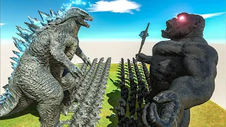 Epic Godzilla Battle - Growing Up Legendary Godzilla VS Dark Kong Growing up, Comparison Godzilla