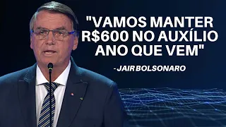 Bolsonaro responde sobre auxílio emergencial; Lula comenta