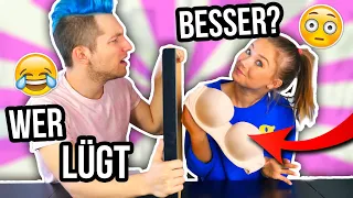 WER LÜGT BESSER 2.0 MIT REZO 😛😂+ Bestrafung deluxe