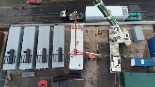 Two 3000 kVA Cummins QSK78 Diesel Generators Being Loaded for Delivery