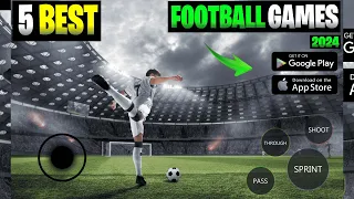 TOP 5 FAMOUS FOOTBALL GAMES FOR MOBILE | Top 5 Football Games For Android In Hindi | Bluegate Gaming