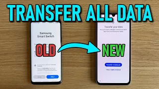 How to Transfer Data From OLD Samsung to NEW Samsung (Smart Switch)