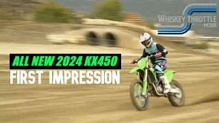 2024 KX450 FIRST IMPRESSION | Whiskey Throttle Media